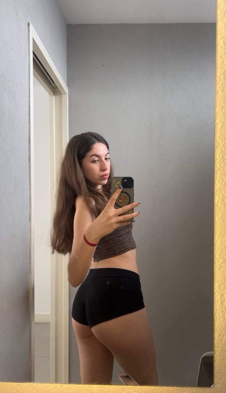 Amber in her underwear in Kigali