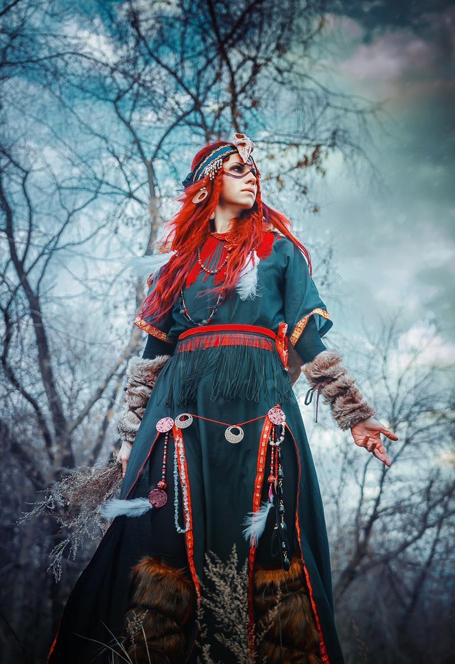 Girls in Slavic costumes underwear in Kigali