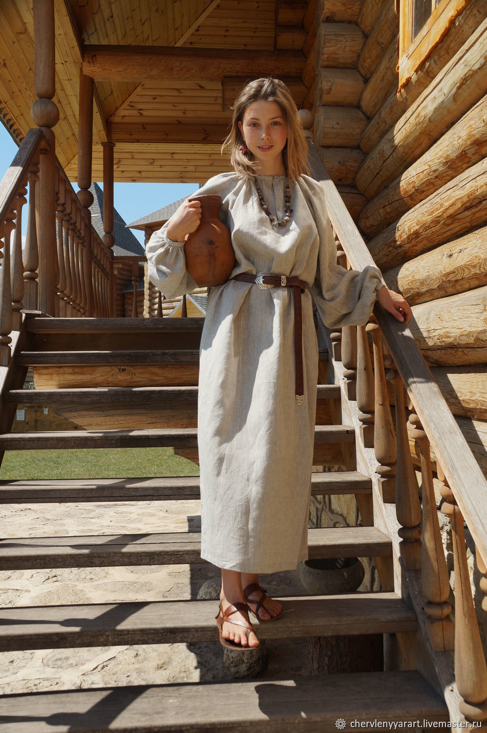 Girls in Slavic costumes in Kigali